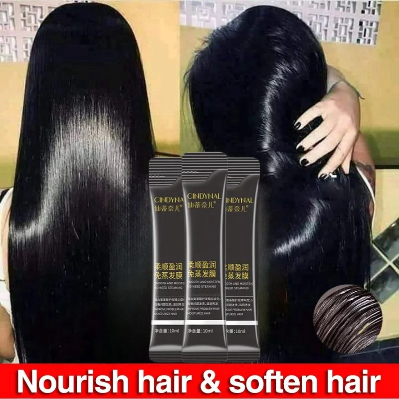 

Magical Keratin Hair Mask For Maltreated Hair 5Seconds Repairing Damaged Frizzy Hairs Smoothing Nourish Straightening Hair Care