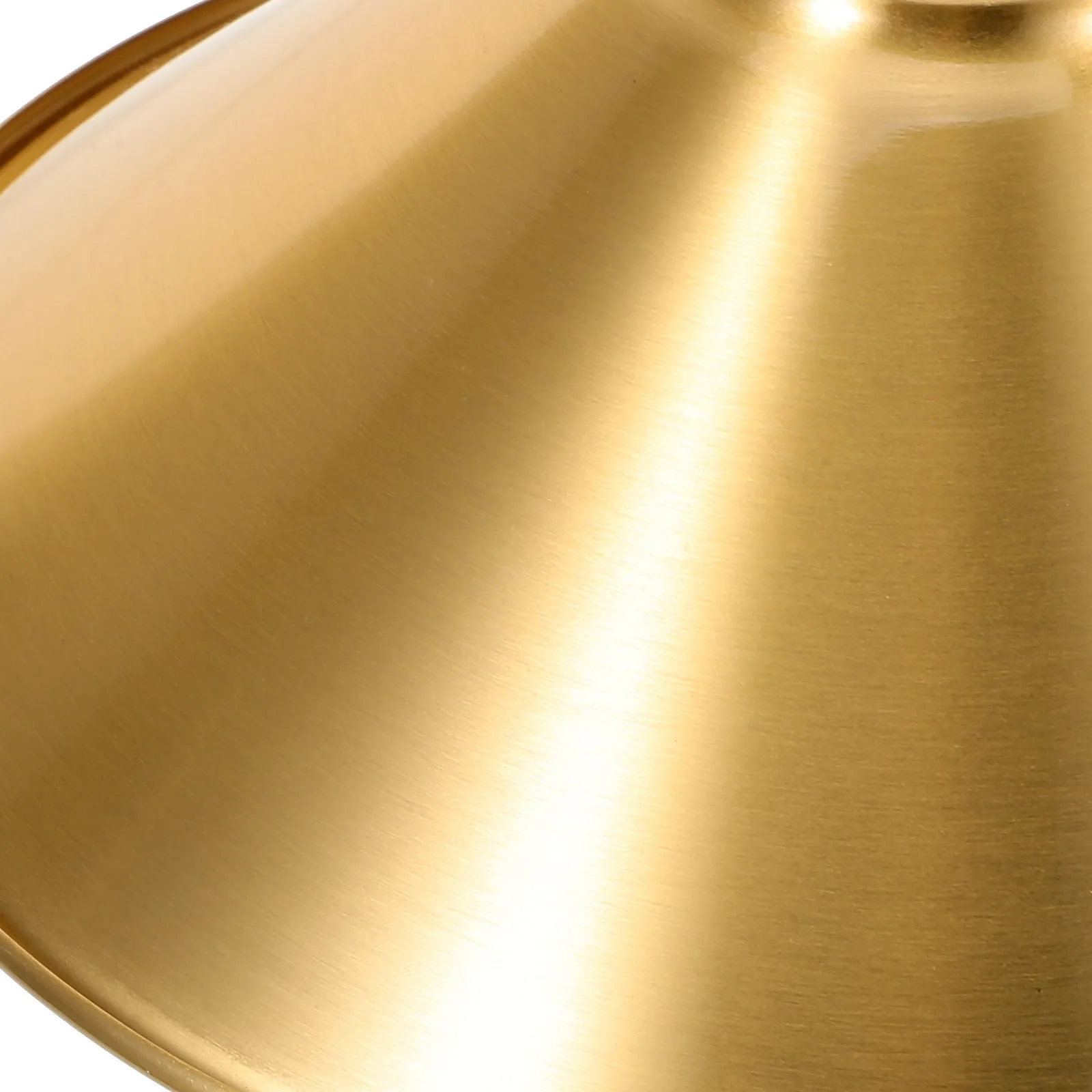 

Copper Plated Lamp Shade Cone Light Cover For Ceiling Floor Decorative Lampshade Desk Lamp Hanging Pendant Fixture Modern E27