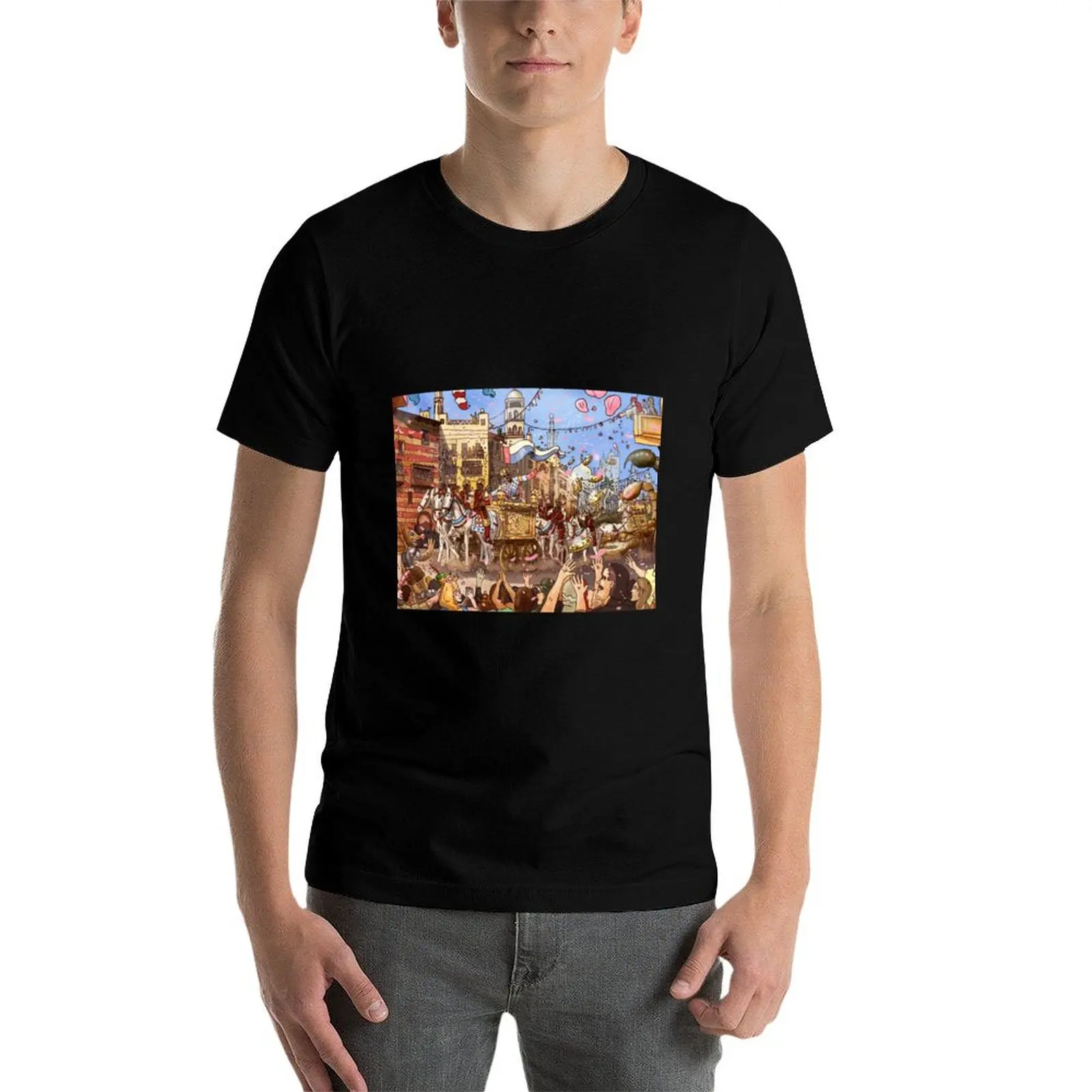 Mansa Musa Enters Mecca T-Shirt vintage quick drying shirts graphic tees vintage clothes Men's t shirts