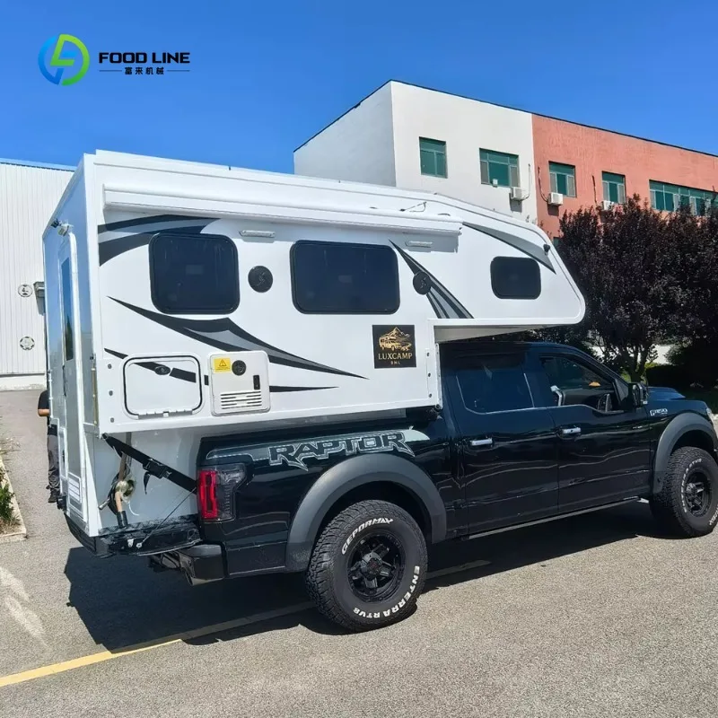 Waterproof Fiberglass Pickup Truck Camper Roof Custom Modern Design Vending Sale Support Custom