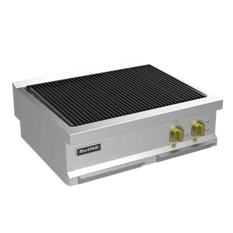 Stainless Steel Electric Grill for Commercial Kitchen Countertop BBQ Steak Snack Maker Heavy Duty Griddle Plate Restaurant