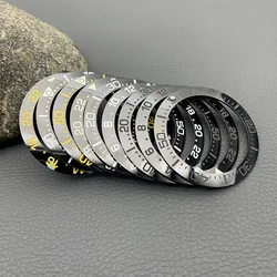 Mod 41mm Ceramic Bezel Insert Ring Samurai Bezel Ring Fits King SRPF Samurai Series Watch Case Ring Spare Parts for Men Watches