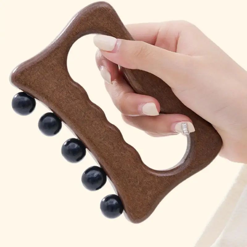 Lymphatic Drainage Massage Beech Gua Sha Tool For Body Manual Massage Scraper For Antibody Gua Sha Paddle
