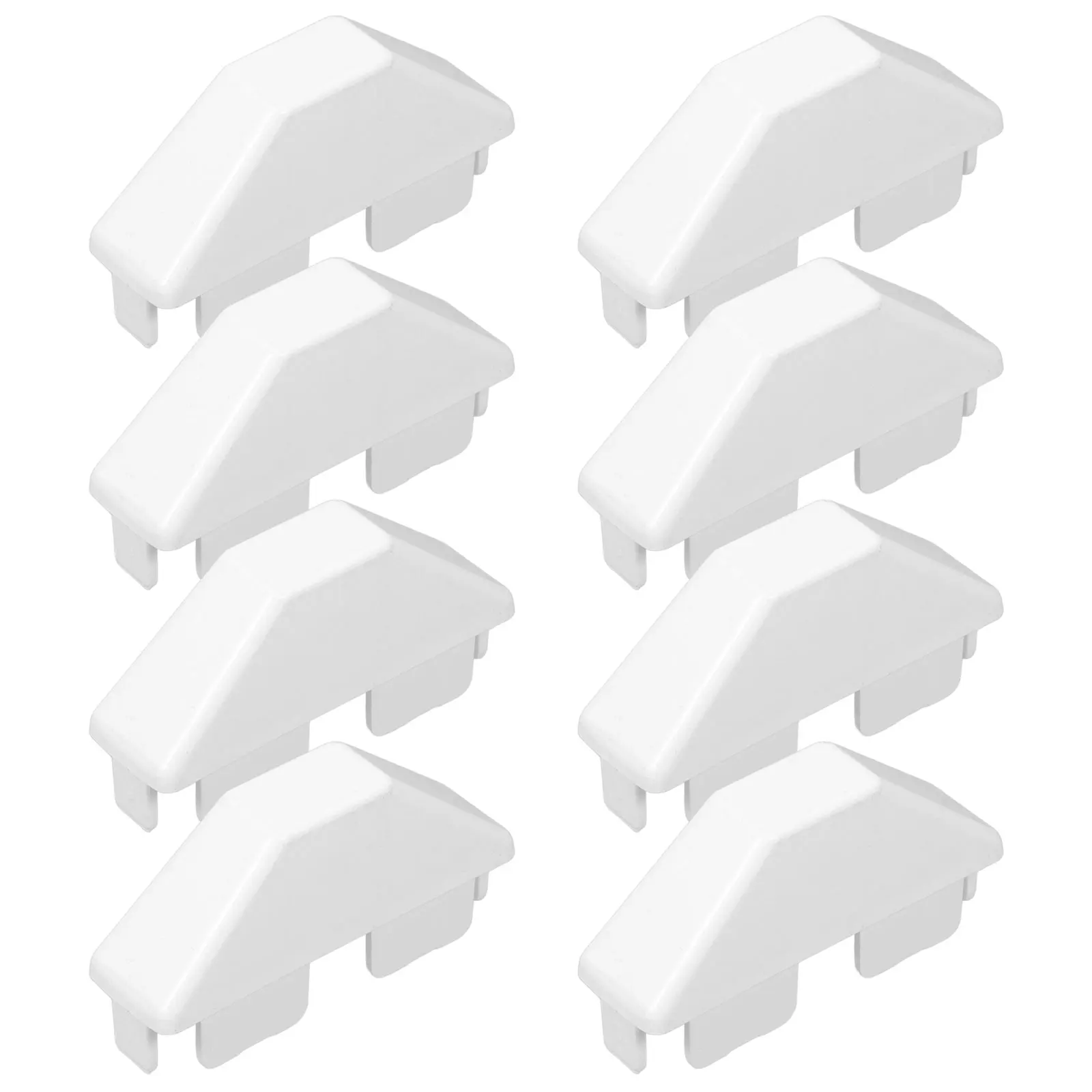 

8pcs Fence Caps PVC Flat Top Covers Replacement Post Protectors Safety Gates Dog Barriers Baby Proofing Toppers