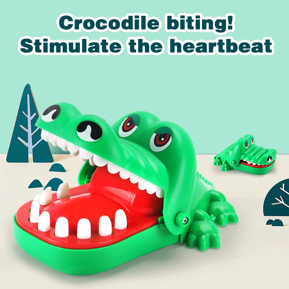 Crocodile Teeth Finger Biting Game and Shark Mouse Biting Hand Funny Toys for Children and Adult Stress Relief Prank Toys