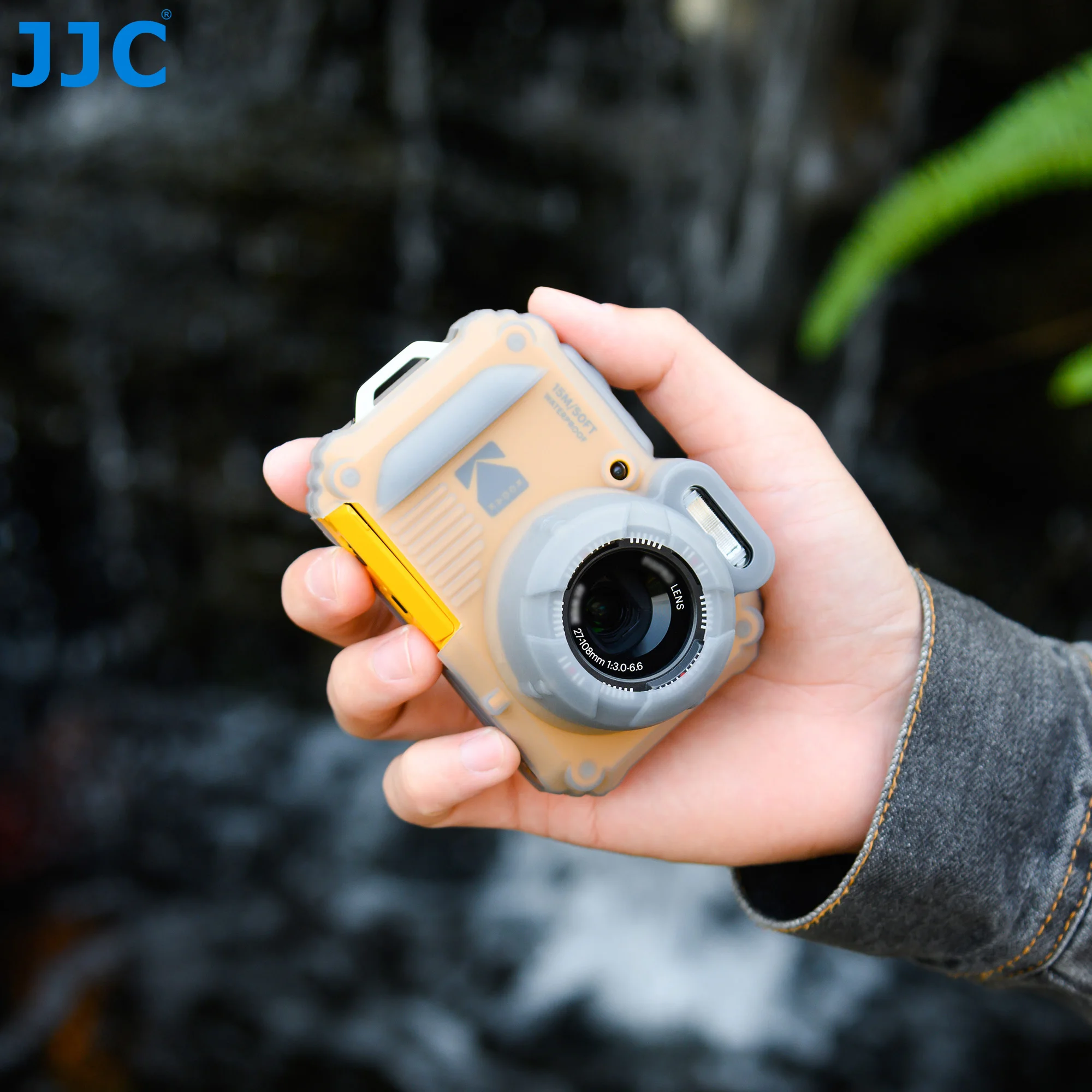 Jjc-kodak pixpro wpz2用のソフトシリコンケース,傷防止,軽量保護 