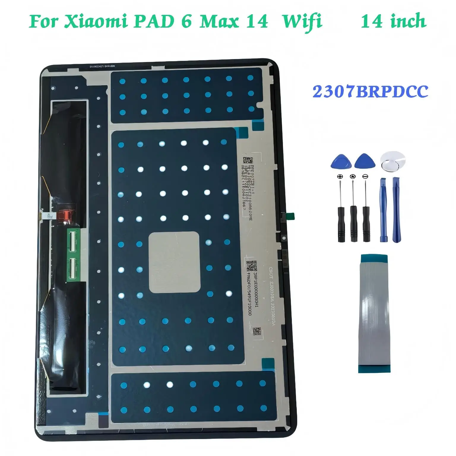

AAA For Xiaomi Pad 6 Max 14 WiFi 2307BRPDCC 14" LCD Display Touch Screen Digitizer Glass Assembly Repair Parts