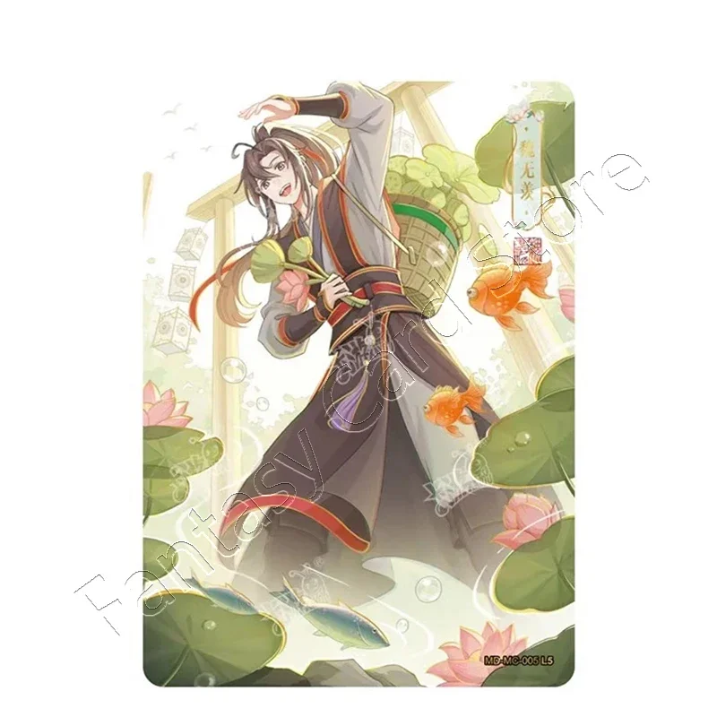 Original KAYOU Animation MoDaoZuShi Cards MC Card Drunk Dreams Wei Wuxian Lan Wangji Signature Card Collection Card Master Devil