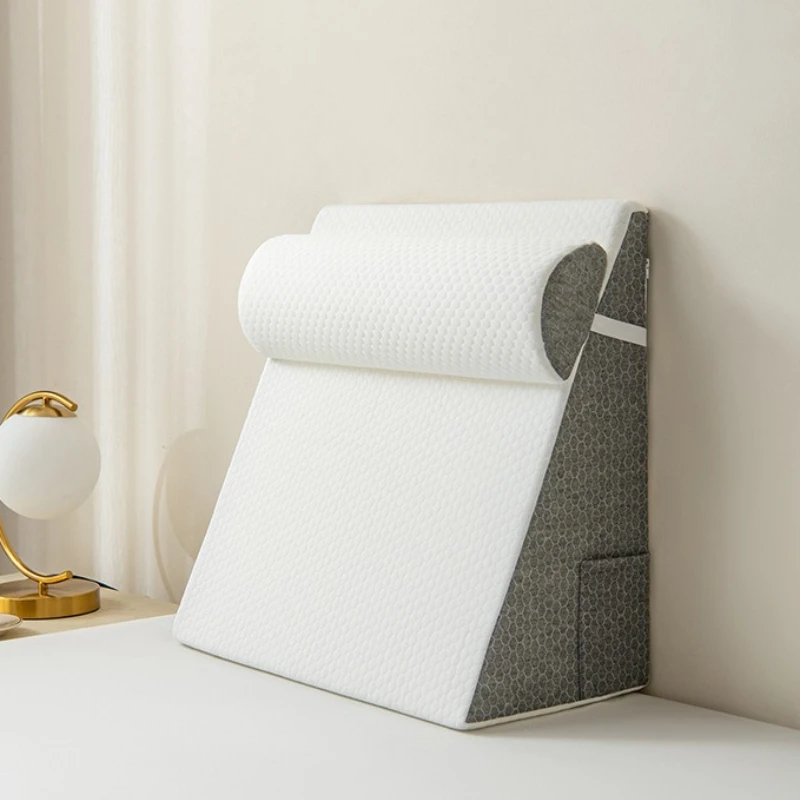 Acid Reflux Wedge Pillow, Anti-Heartburn Semi-Recliner Cushion, Breathable Triangle Support for GERD, Comfortable Bed Rest