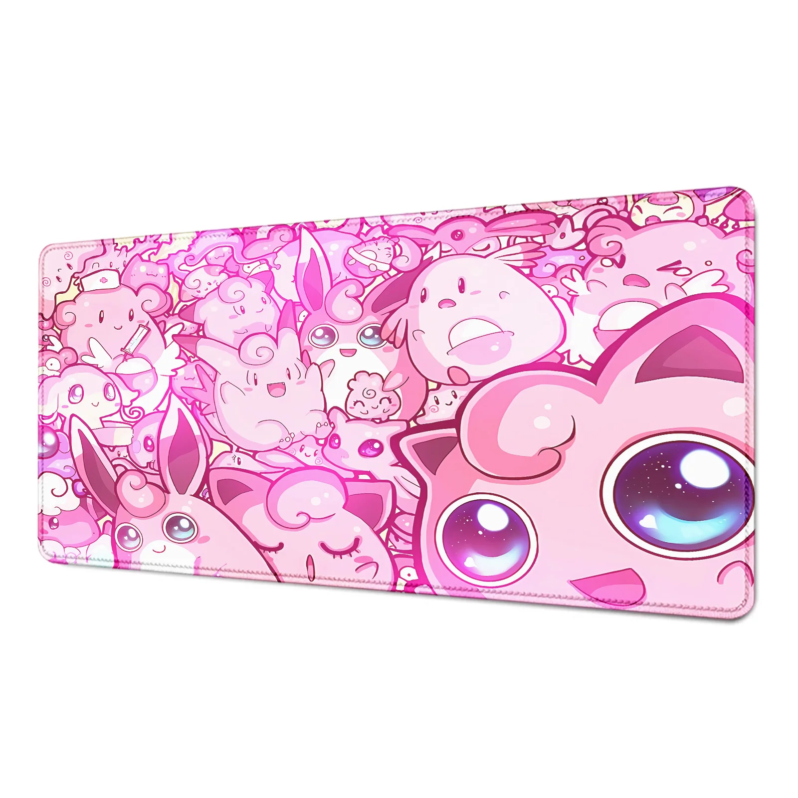 Nowa Różowa Urocza Podkładka Pod Mysz Pokemon Jigglypuff Podkładki Gamingowe Duża Podkładka Pod Klawiaturę Mata na Biurko Podkładki Pod Myszki do Komputera Laptopa — zdjęcie produktu 7