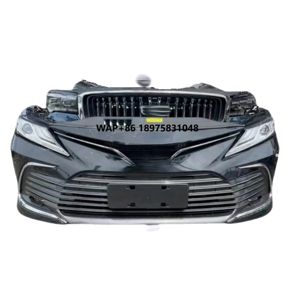 

Complete front bumper assembly for Highlander Front Nozzle with Gasson fog lamp hood fender removal parts