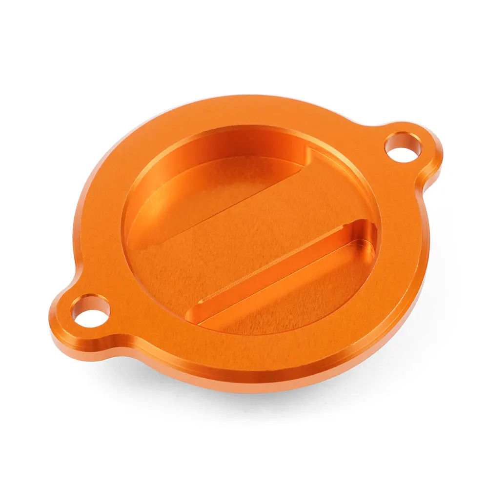 For KTM 450 500 505 SX ATV SXF XC XCF XCW EXC Six Days SX-F Factory Edition XC-F XC-W 2009-2016 CNC Engine Oil Filter Cover Cap