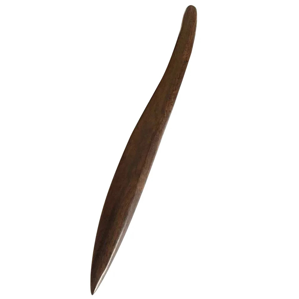 قاطع الورق الخشبي على الطراز الصيني فتاحة مغلف سطح أملس خفيفة الوزن ومتينة أداة قطع فنية للمكتب قاطع الشريط بنفسك #1