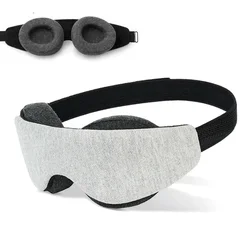 1PC 3D Movable Eye Mask Breathable Light Blocking Band Storage Bag Eye Mask Breathable Light Blocking Band Eye Protection Mask