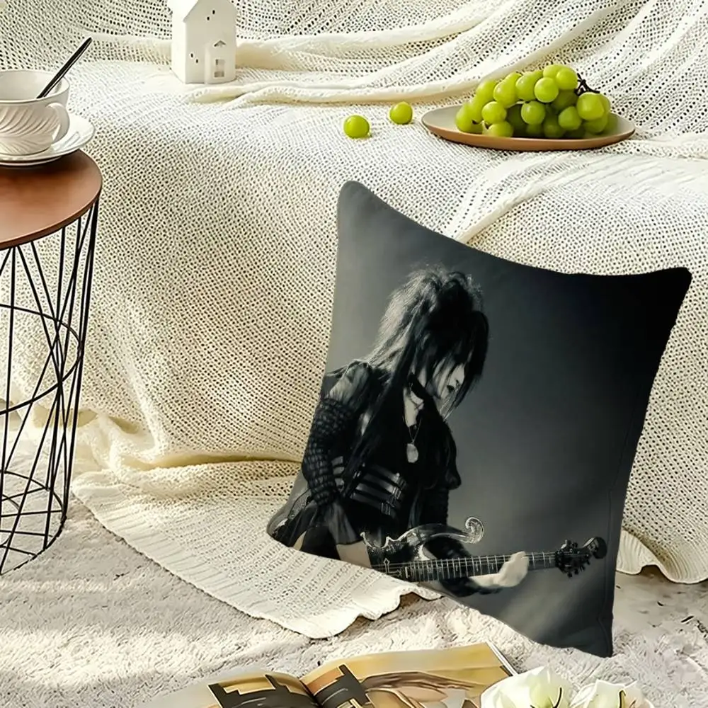 M-MALICE MIZER Visual Kei G-Gothic Band Pillow Case Sofa Living Room for Bedroom Headboard Backrest Cushion Square Nap Time