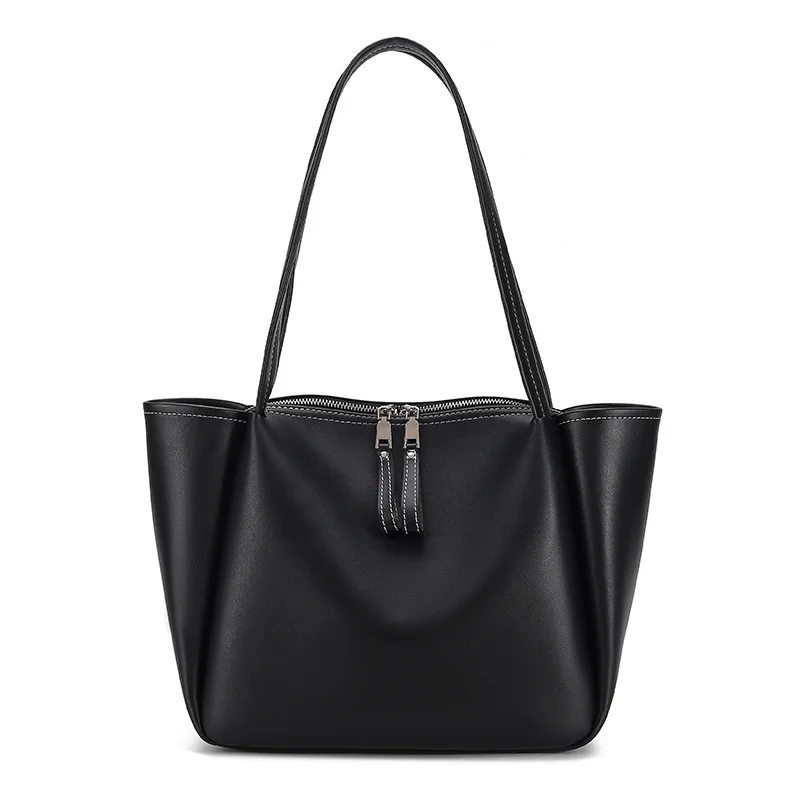 

Woman Shoulder Bag Fashion Female Tote Bag 2026 Pu Leather Zipper Luxury Ladies Handbags Large Hand Bags Designer Purse Bolsas
