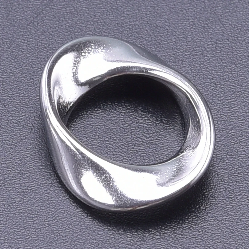 7pcs/Lot Stainless Steel Irregular Geometry Pendant Circular Hollow Out Gold Plated Charms Used To Making Necklace Accessories