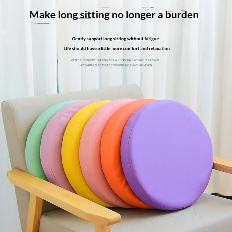 Comfortable Thicken Chair Cushions Waterproof Leather Memory Foam Seat Cushion Soft Washable Chair Pad