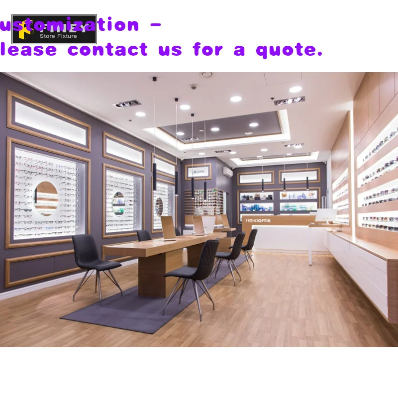 

custom.Customized Optical Store Display Interior Design Decoration Modern Eyewear Display Furniture