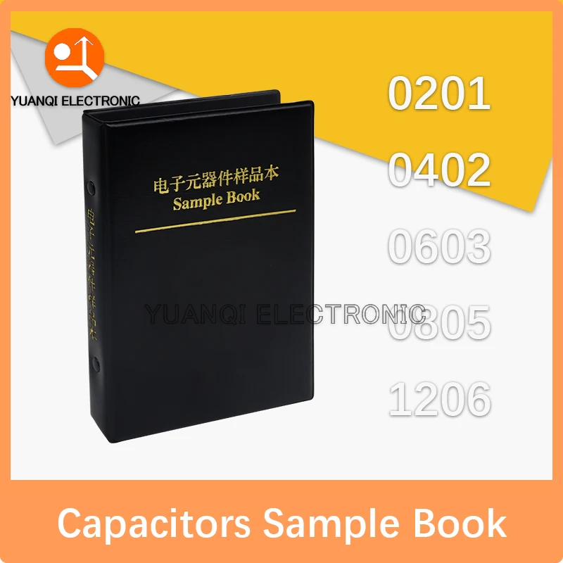 1206 0805 0603 0402 0201 Capacitance Assortment Set kit SMD Capacitor Sample Book Chip 50/80/90/92values 25pcs/50pcs