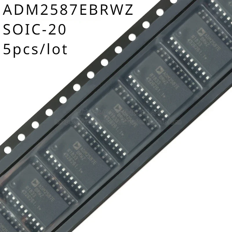 5pcs/lot Original genuine ADM2587EBRWZ-REEL7 SOIC-20 full/half-duplex RS-485 transceiver chip