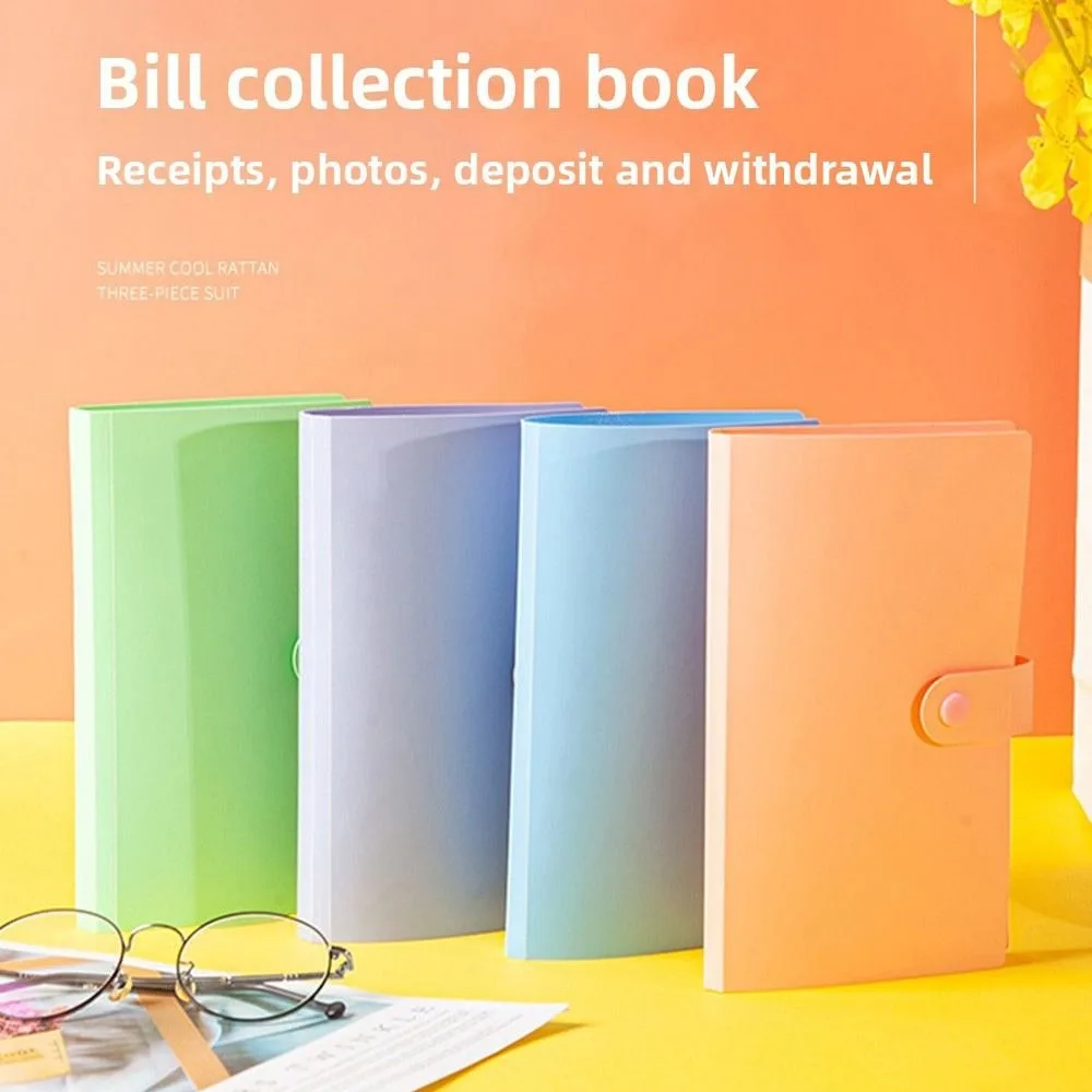 New High Quality 100 Sheets Paper Currency Collection Book PU Large Capacity Banknote Collection Book Save Money Waterproof