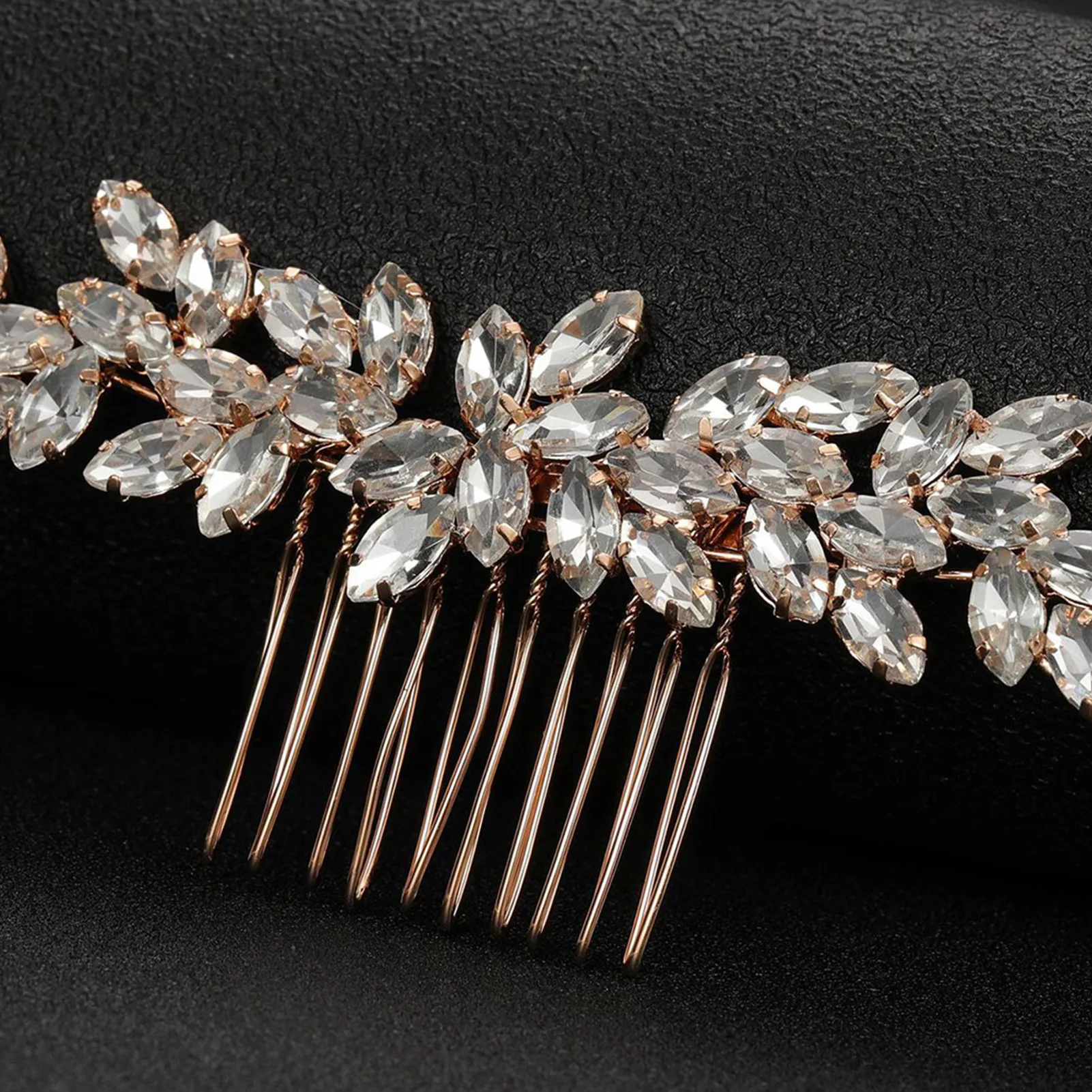 Кристаллическая свадебная расческа для волос, женский свадебный головной убор ручной работы со стразами, аксессуары для головы невесты, ювелирные изделия, свадебный головной убор, подарок