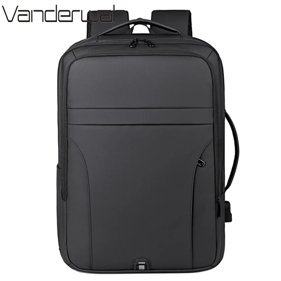 

Large Capacity Business Laptop Backpack For Men With Usb Charging Port Durable & Water-Resistant Pocket Travel Backpack
