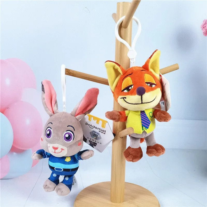 오리지널 디즈니 시리즈 Zootopia 귀여운 만화 캐릭터 Nick And Judy 플러시 장난감 인형 Bolster Figure 소녀 생일 선물 어린이 장난감