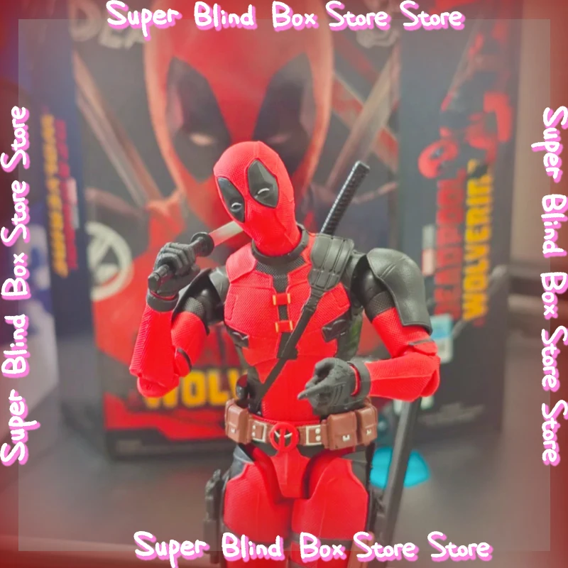 

Marvel Merchandise Deadpool Action Figures Wolverine Movie-Related Star-Lord Articulated Dolls Spider-Man Model Ornaments Gift