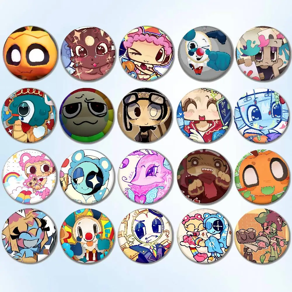 Jeu d'horreur Dandys monde Badges fer blanc bouton souple broche en métal Badge personnalisé bijoux accessoires chapeau sac revers