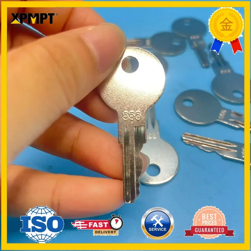 Ключ зажигания 556 KEYS (1/5/10 шт.) PK556 642628 CL905512-R совместимый с погрузчиками New Holland и подъемниками Hyster