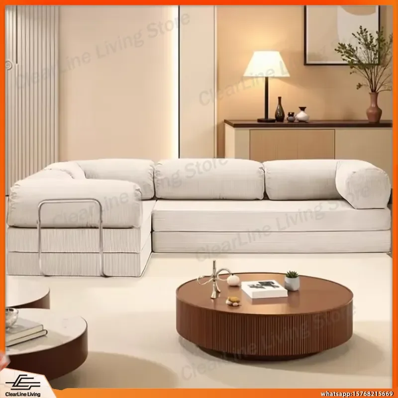 Vacuum Compression Sofa for Living Room Direct Delivery Multi Functional Versatile Sofa with 5 Brackets Customizable Size