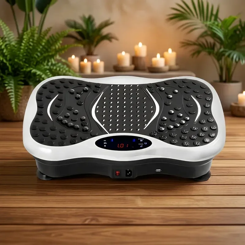 Mini Vibration Exercise Machine Home Fitness Shaking Device for Weight Loss Body Slimming Fat Reduction Workout Equipment