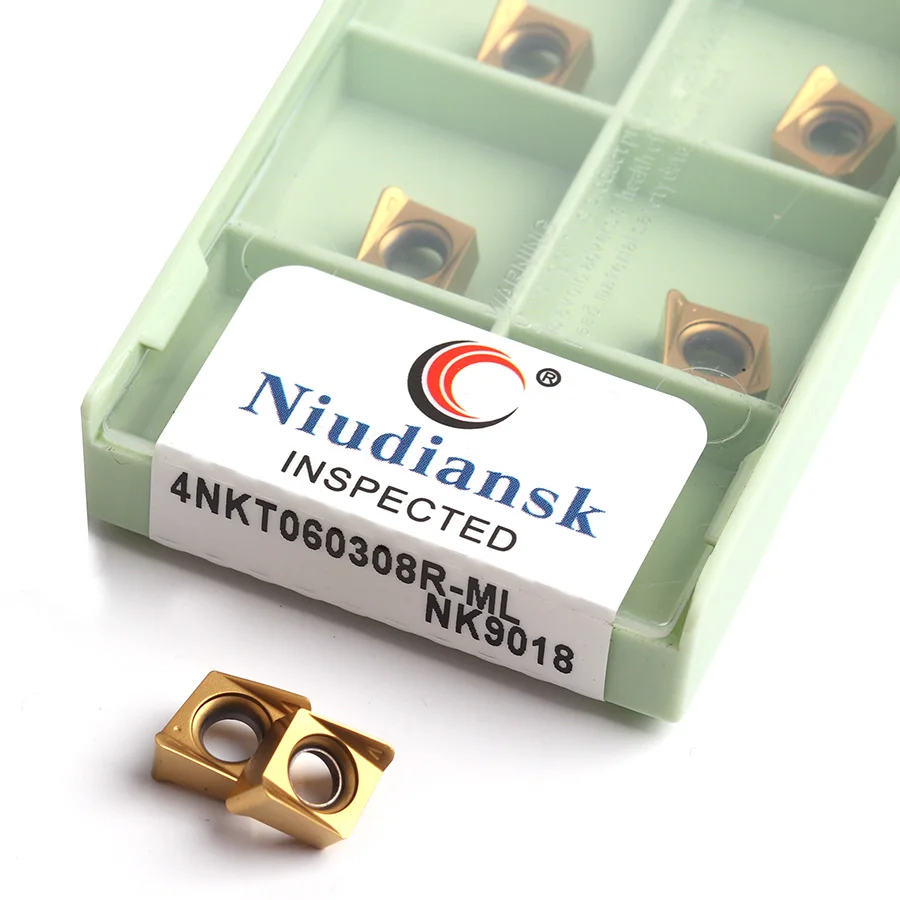 4nkt060308r-ml nk9018 double-sided fast-feed fresa cnc torno fresa de alta eficiência usinagem de aço inoxidável