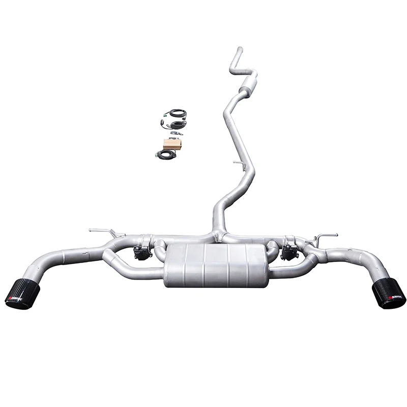 

Suitable for 2011~2015 BMW X5 X6 F15 f16 N55 3.0T catback exhaust muffler, 304 stainless steel electronic valve exhaust system