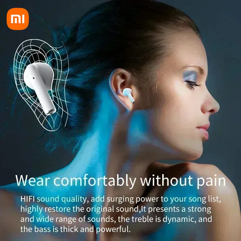 XIAOMI Bluetooth5.3 Earphones Wireless Earbuds In Ear E17 ENC Hifi Stereo Sports Earphones Noise Reduction Waterproof Headset