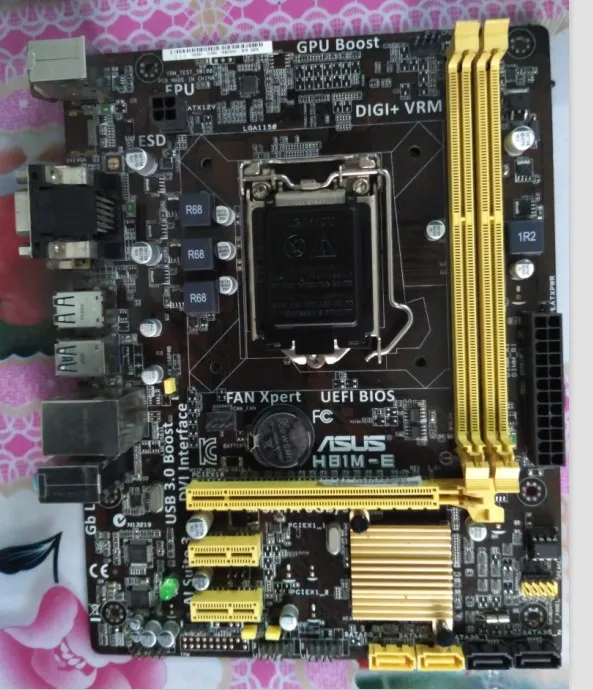 

ForAsus/ASUS H81M-E/A/C/D R2.0 K H81M-CT H81-PLUS Supports 1150 Pins