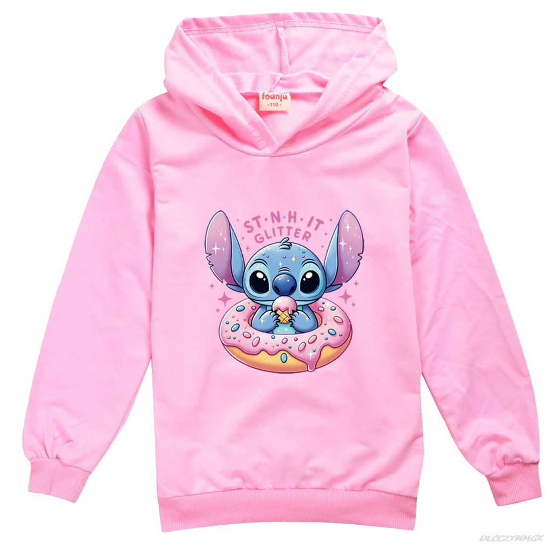 Kids Hoodie Lilo And Stitch Sweatshirt Toddler Boy Girl Spring Hooded Cartoon Printed Long Sleeve Clothes Christmas Gift 1-16Y