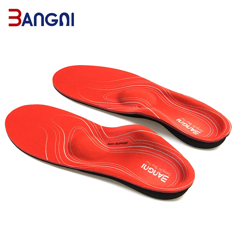 3ANGNI Severe Flat Feet Insoles Orthotic Arch Support Inserts Orthopedic Shoes Soles for High Heel Plantar Fasciitis Men Woman