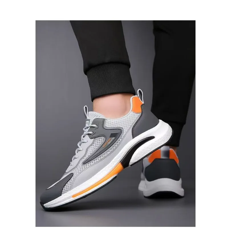 Men Sneakers Comfortable Breathable Men's Mesh Sneakers Soft Sole Casual Running Sports Shoes view 5