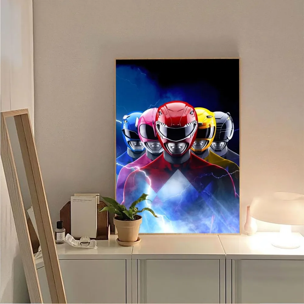 Movie P-Power R-Rangers Poster DIY Poster Kraft Paper Vintage Poster Wall Art Painting Study Stickers Big Szie Wall Painting