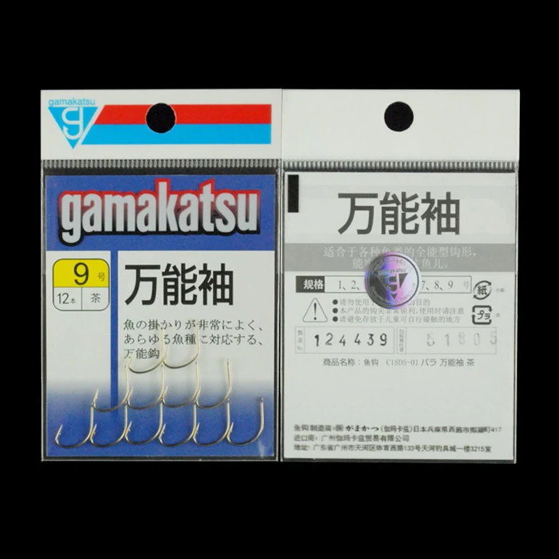 Gama katsu universal ärmel tan c1sd5 stachel fisch haken dünner streifen licht kohlenstoffs tahl Size1-9 #