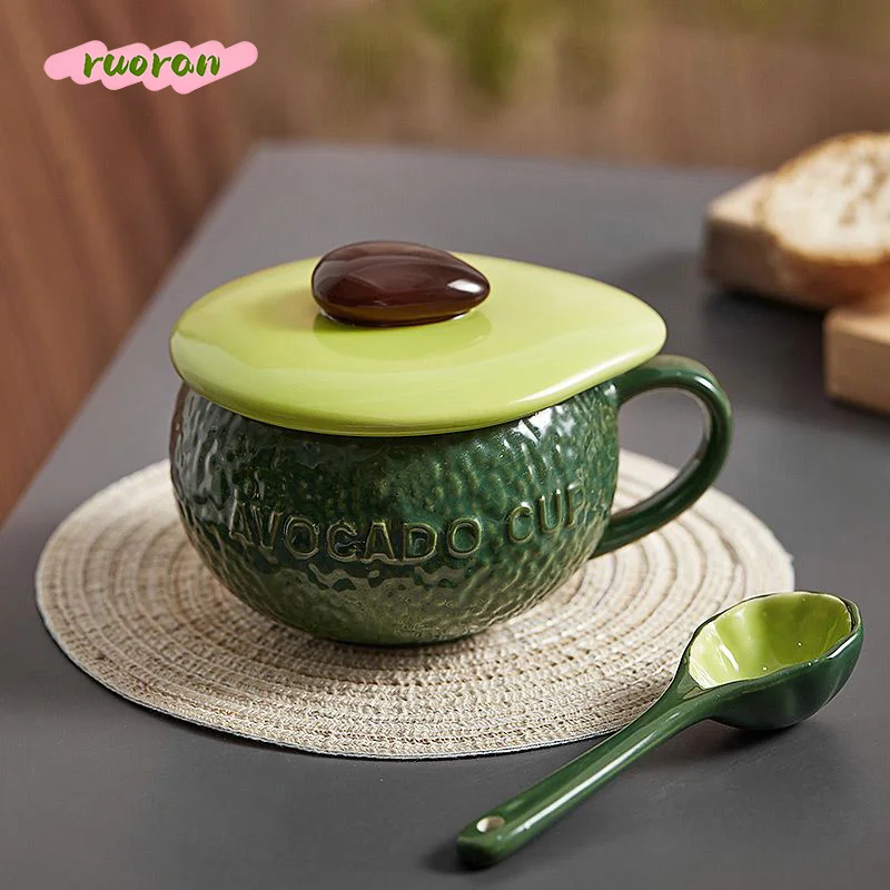 

Avocado Shape Ceramic Mug High Value Coffee Cup Water Cup