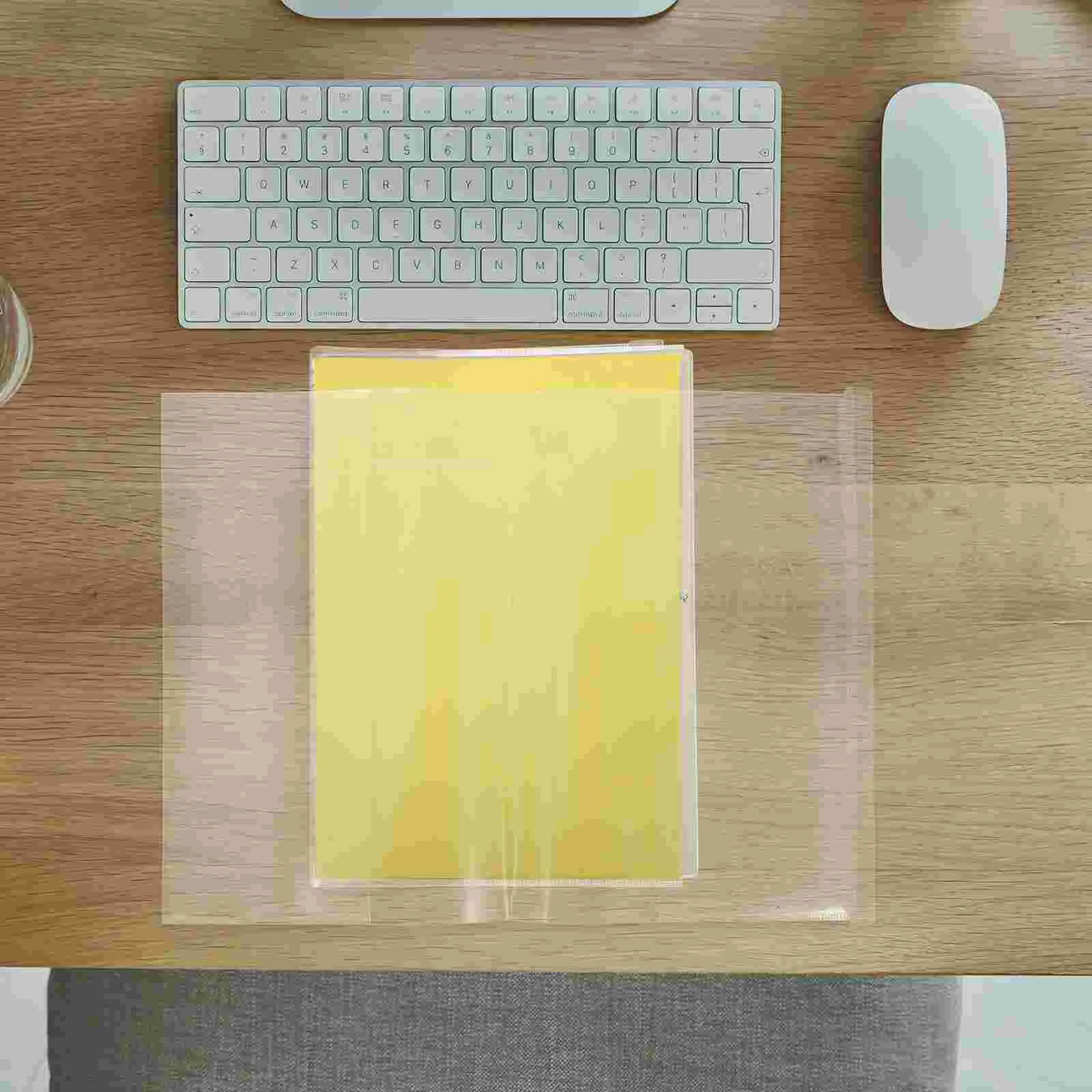 A5 Account Book Cover Clear Covers Sleeve Protective for Hardcover Textbook Protection Students Soft Books Cases The Notebook