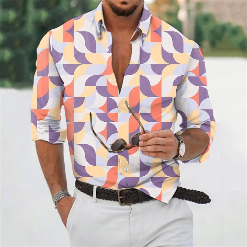 

Men's Shirt Graphic Print Long Sleeve Outdoor Streetwear Fashion Streetwear Breathable Casual Designer Fast Shipping