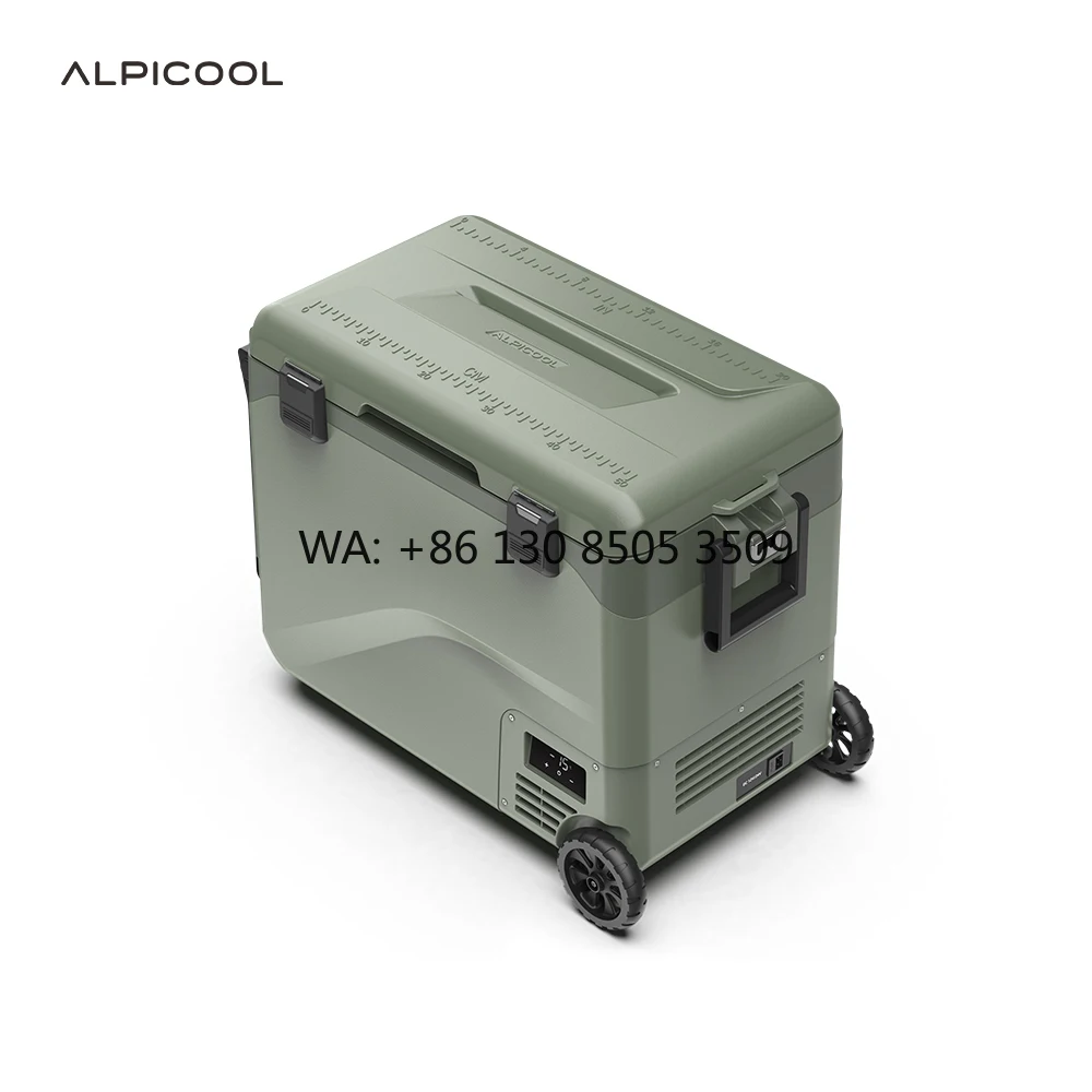 

GS50-W Dual-zone Car Fridge 12v DC Compressor Camper Refrigerator Caravan Outdoor Camping Car Cooler Fridge With Wheel