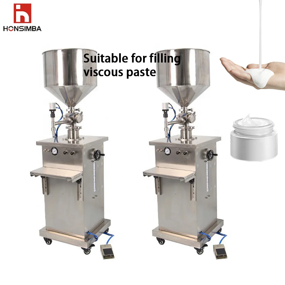 Paste Filling Machines,pneumatic Filling Machine,semi Automatic Ssence Oil Foundation Cream Filling Machine
