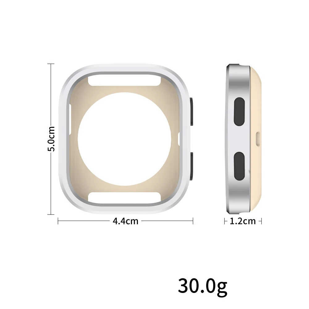 Metal Protective Case Compatible with Amazfit Bip 6 Smartwatch – Shockproof, Scratch-Resistant, Slim Design