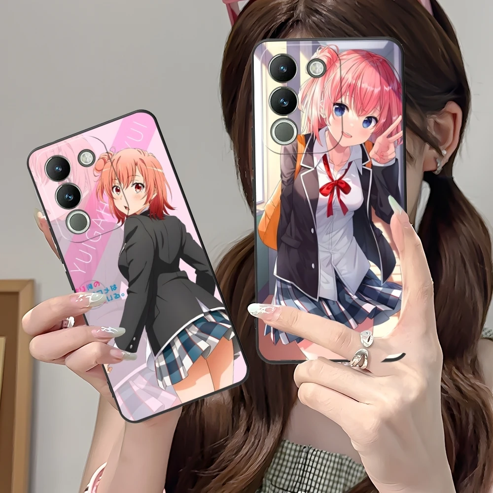 Anime Yuigahama Yui Mobile Cell Phone Case for VIVO Y95 Y93 Y31 Y20 V19 V17 V15 Pro X60 NEX Black Soft Phone Cover Shell